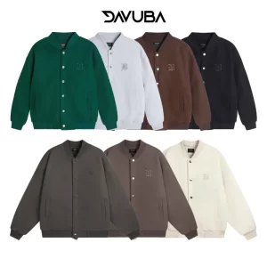 Áo khoác Bomber Dreams DAVUBA chần bông 3 lớp nam nữ SM051+SM115