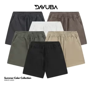 [DAVUBA] Quần short nam Kaki nhung mịn co dãn 4 chiều SM136